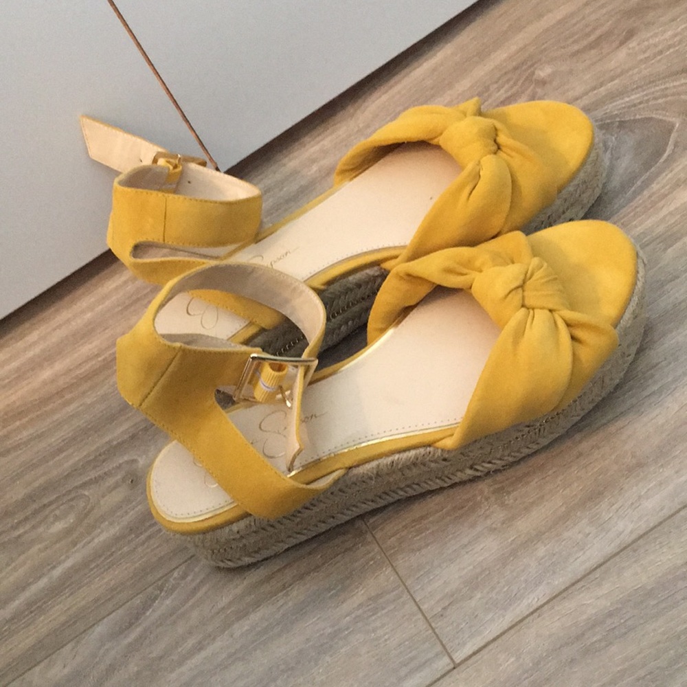 Never worn platform espadrilles